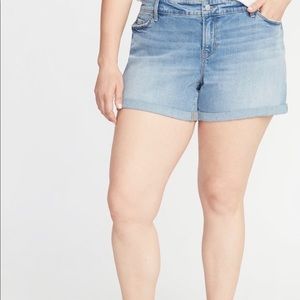 Old navy high raise jean shorts